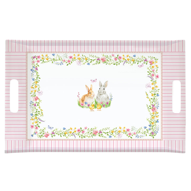 HAPPY EASTER Tavă servire, plastic, L.47cm