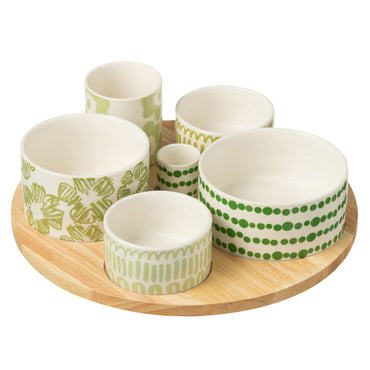 DELTA Set 6 boluri aperitive cu suport