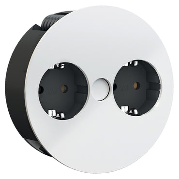 TWIST Priză dublă pentru blat 2 Schuko