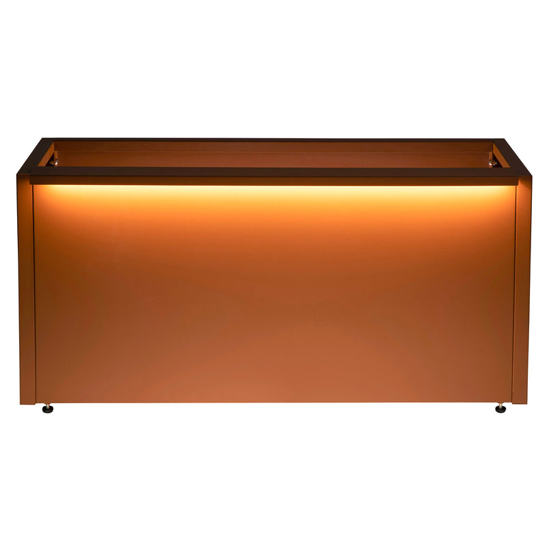 PLANTER METAL Suport lumină jardinieră