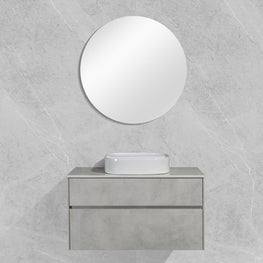 LAMINA Set mobilier baie, mască lavoar, top, oglindă LED și lavoar