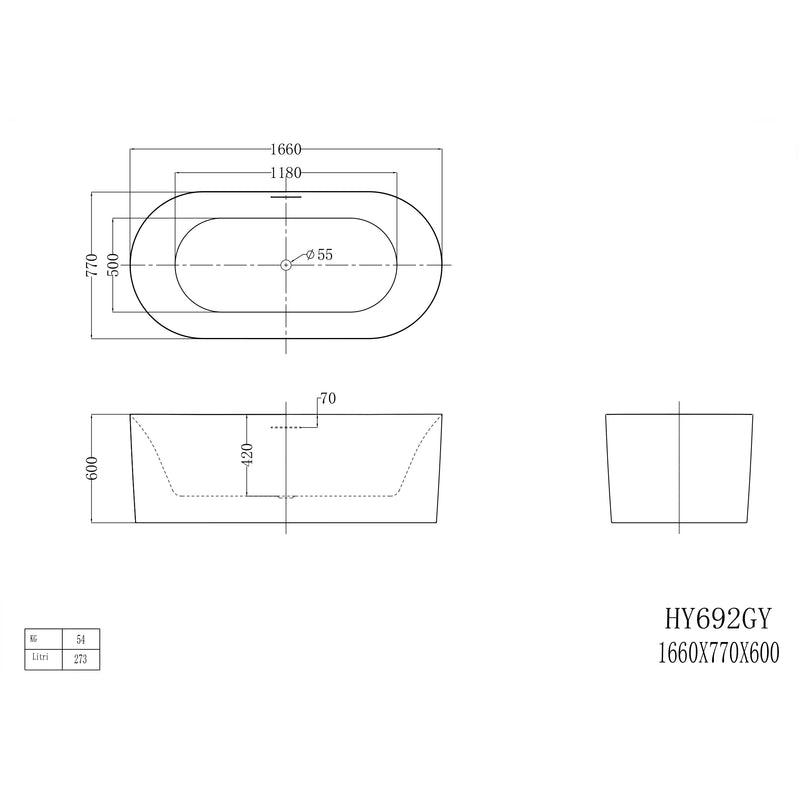 FONTANE Cadă, acril