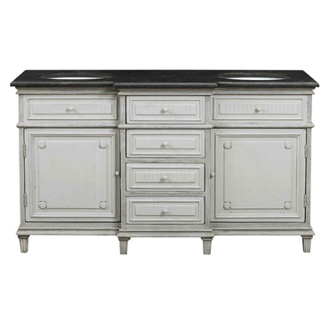 GENCO Set mobilier baie, mască lavoar, top marmură, 2 lavoare ceramice