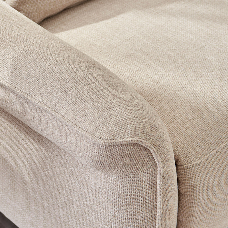 CARVER Canapea 3 locuri, 2 reclinere electrice și mecanism tetiere, stofă