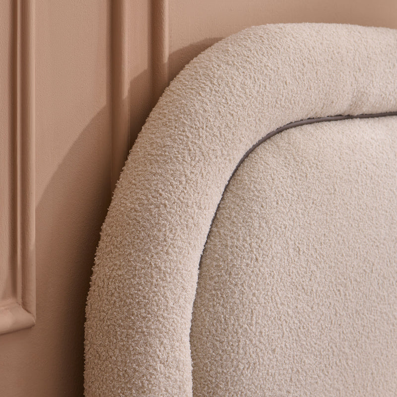 FRANCES Pat tapițat, 160x200cm, somieră rabatabilă și ladă depozitare incluse