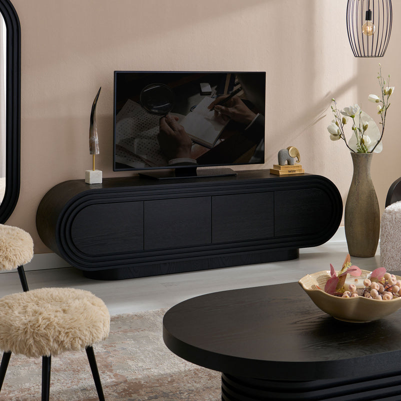 SATURN Comodă TV, 4 uși