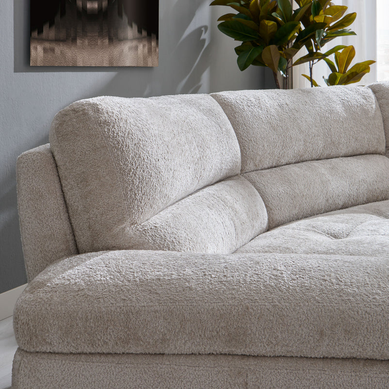 RODO Canapea semicerc cu brațe, stofă