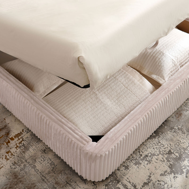 MARYANNE Pat tapițat, 160x200cm, ladă depozitare inclusă