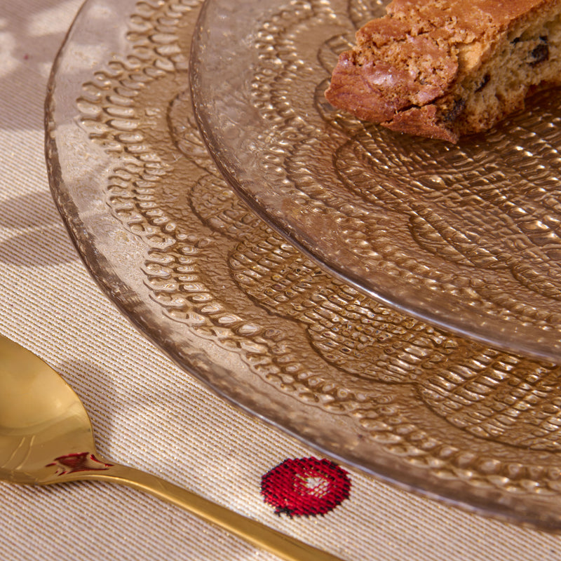 DREAM Platou, sticlă, D.33cm