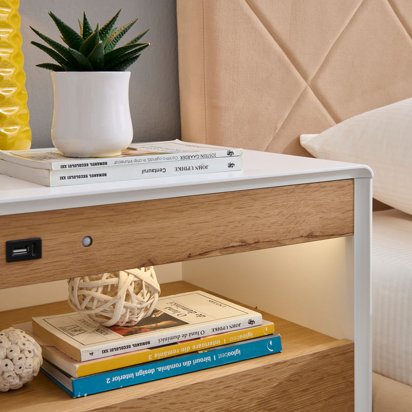 SUNDOWN Noptieră cu led și senzor mișcare