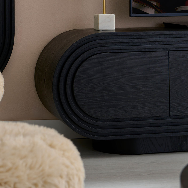 SATURN Comodă TV, 4 uși