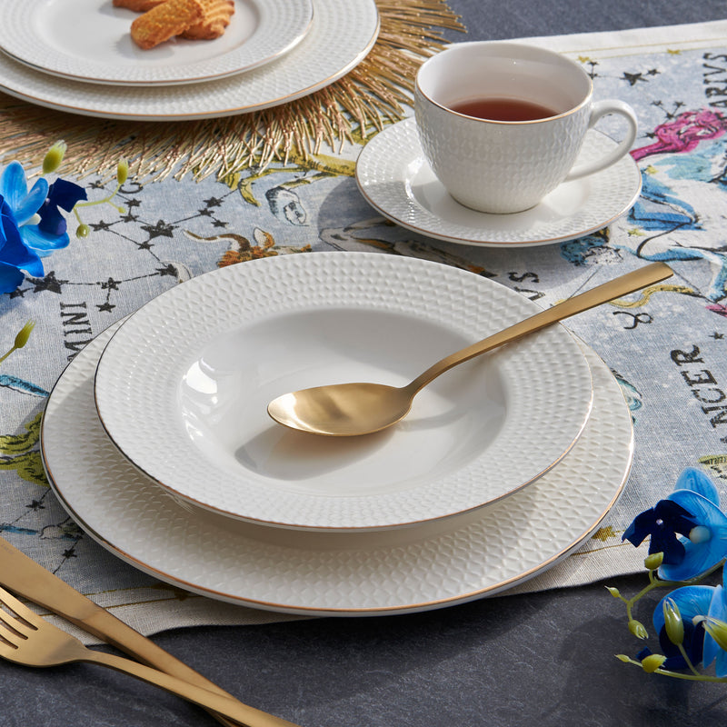 NADINE Set veselă, porțelan, 20 piese