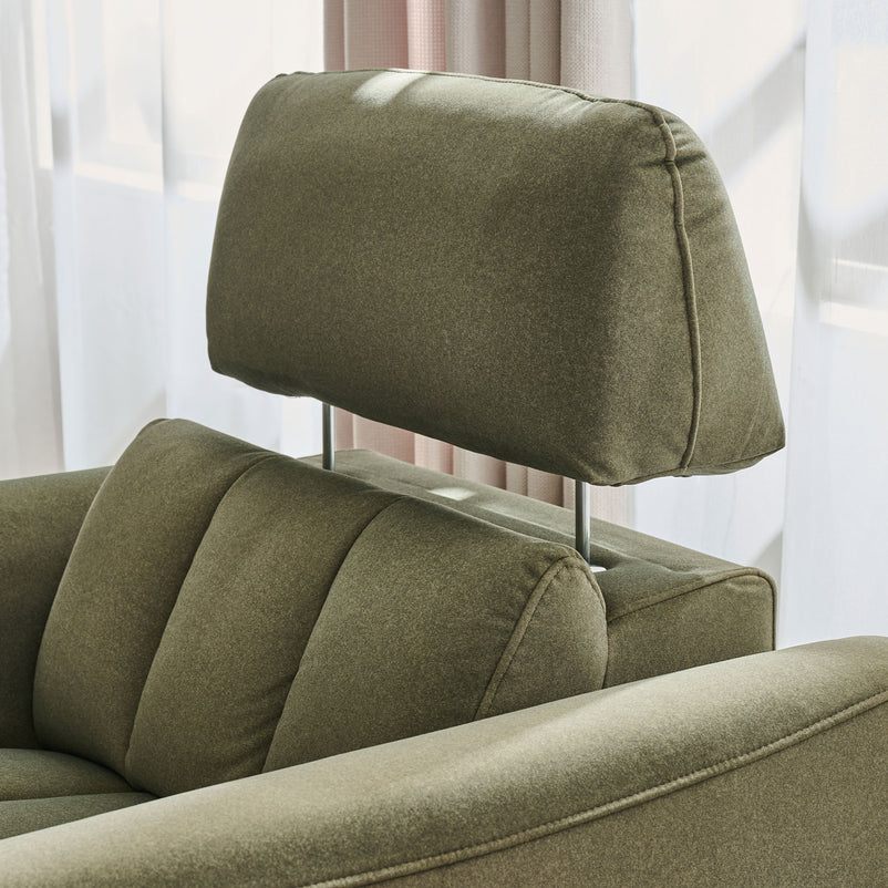 WISNER Fotoliu, recliner electric, mecanism electric tetieră, stofă