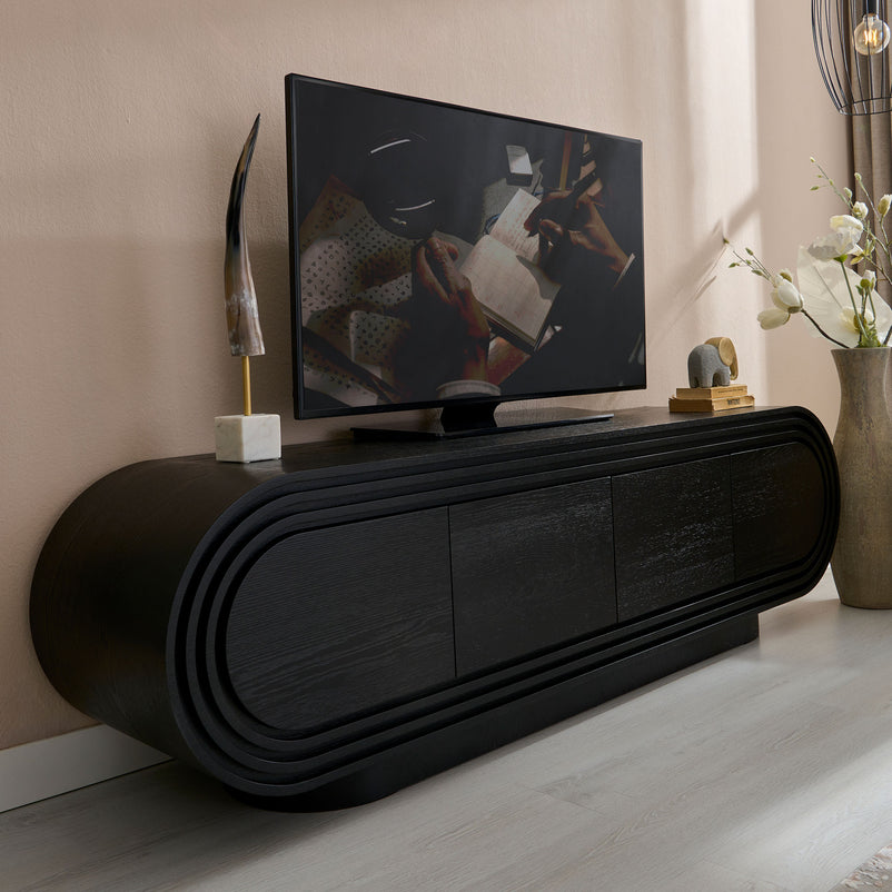 SATURN Comodă TV, 4 uși