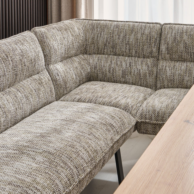 TOBIAS Colțar bucătărie, stofă