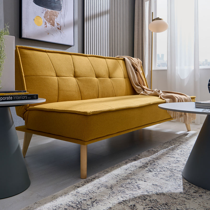 ZAFRA Canapea extensibilă, 3 locuri, stofă