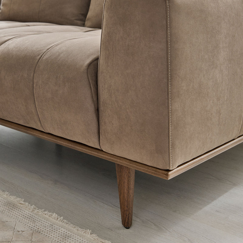 DENTON Canapea 2 locuri, mecanism tetiere, stofă