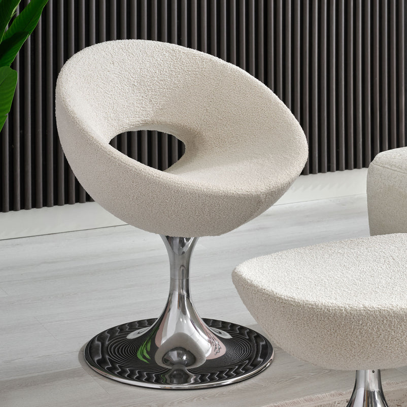 BIRBA B Fotoliu rotativ, stofă