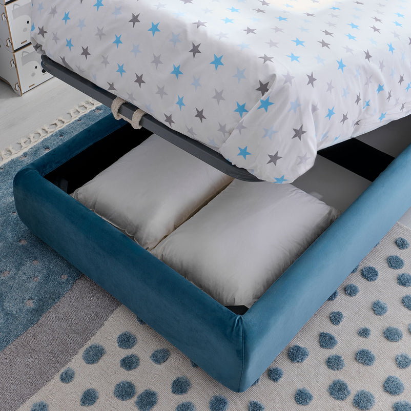 CIEL Pat dehusabil copii, 90x200 cm, somieră rabatabilă și ladă incluse