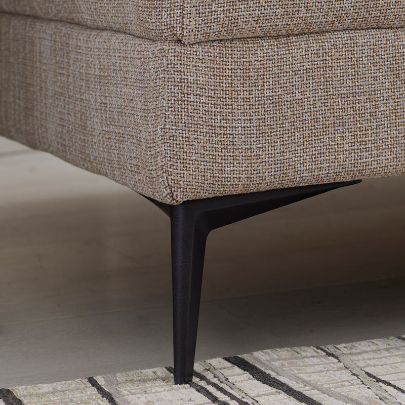 MAINE Canapea 3 locuri, mecanism spătar și tetiere, stofă