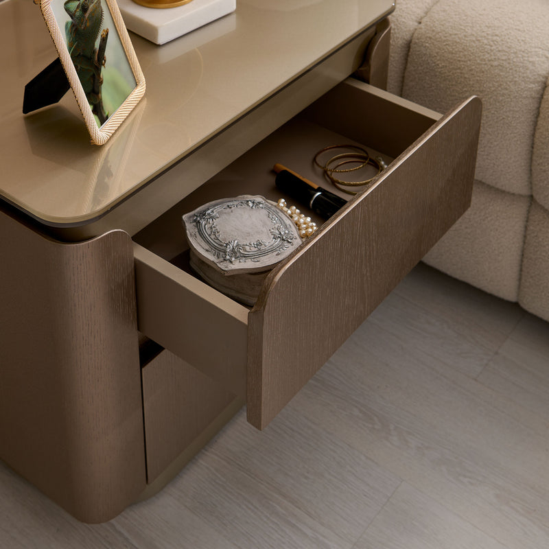 TERRENCE Noptieră 2 sertare