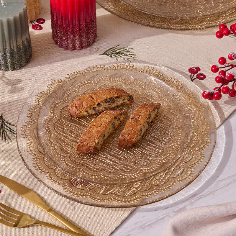 DREAM Farfurie aperitiv, sticlă, D.21cm