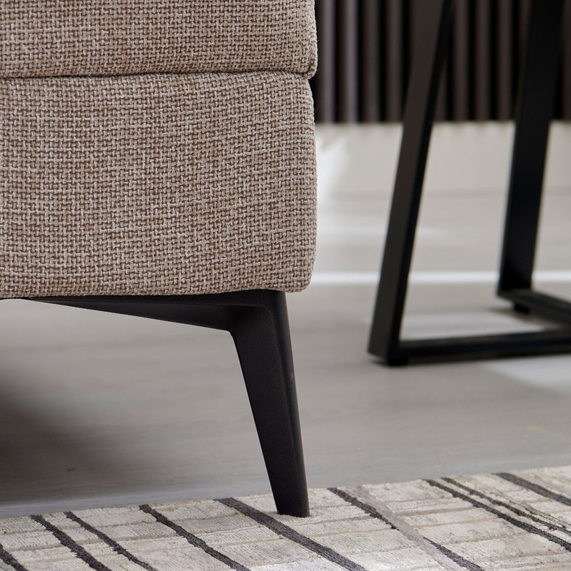 MAINE Canapea 3 locuri, mecanism spătar și tetiere, stofă