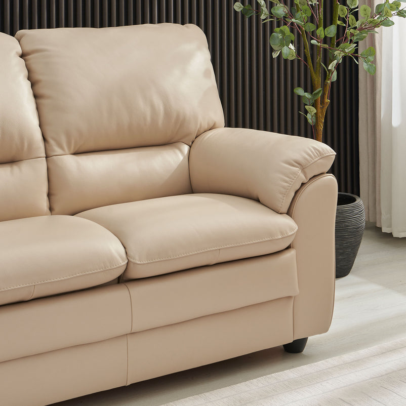 MANDY Canapea extensibilă, 3 locuri, piele