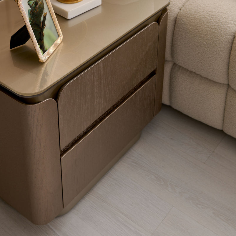 TERRENCE Noptieră 2 sertare