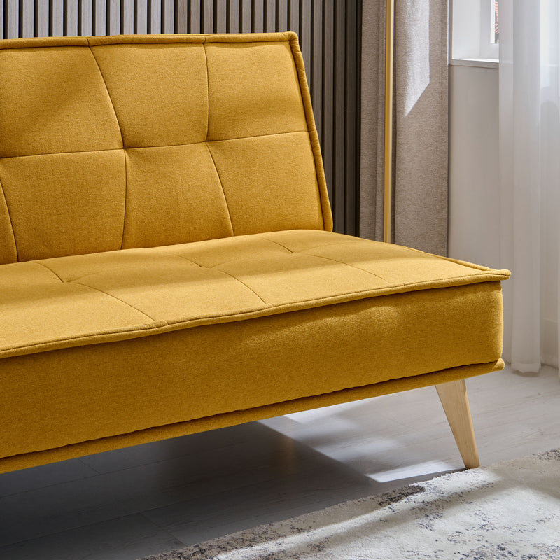 ZAFRA Canapea extensibilă, 3 locuri, stofă