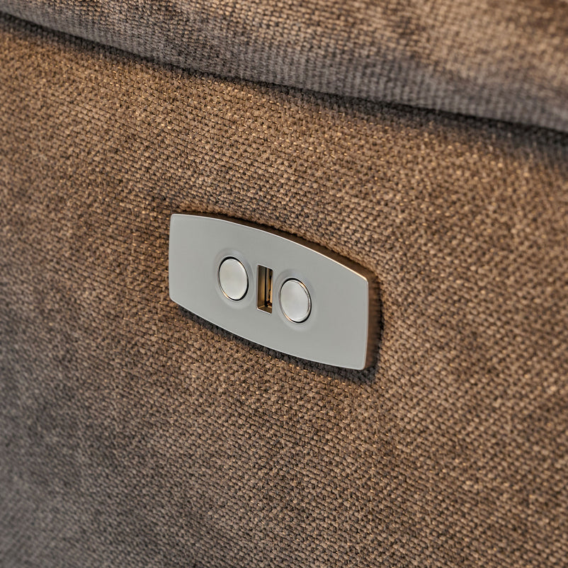 ALMATY Fotoliu, recliner electric, stofă