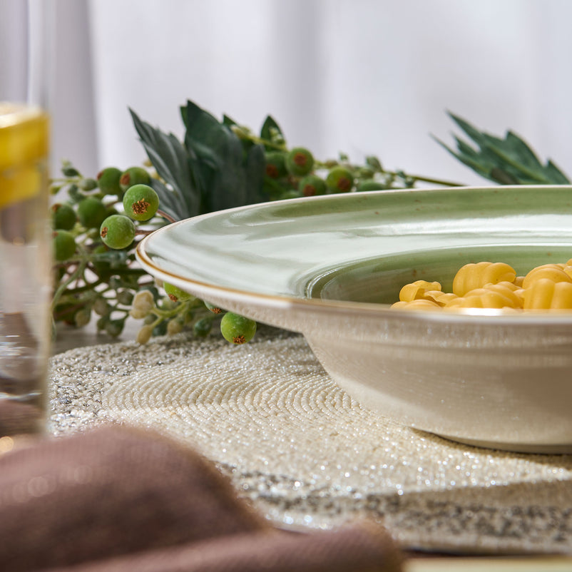 JAVA Farfurie paste, porțelan, D.25cm