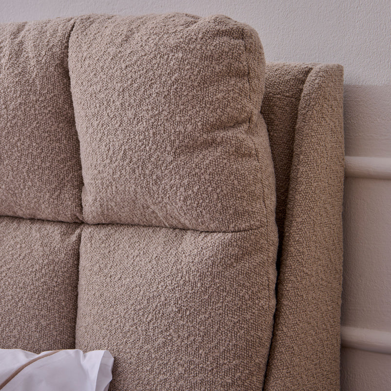 FULTON Pat tapițat, somieră rabatabilă și ladă depozitare incluse