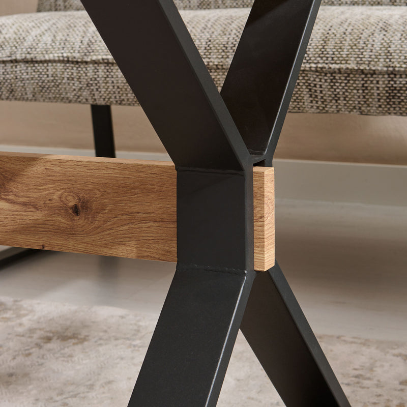 TOBIAS Colțar bucătărie, stofă