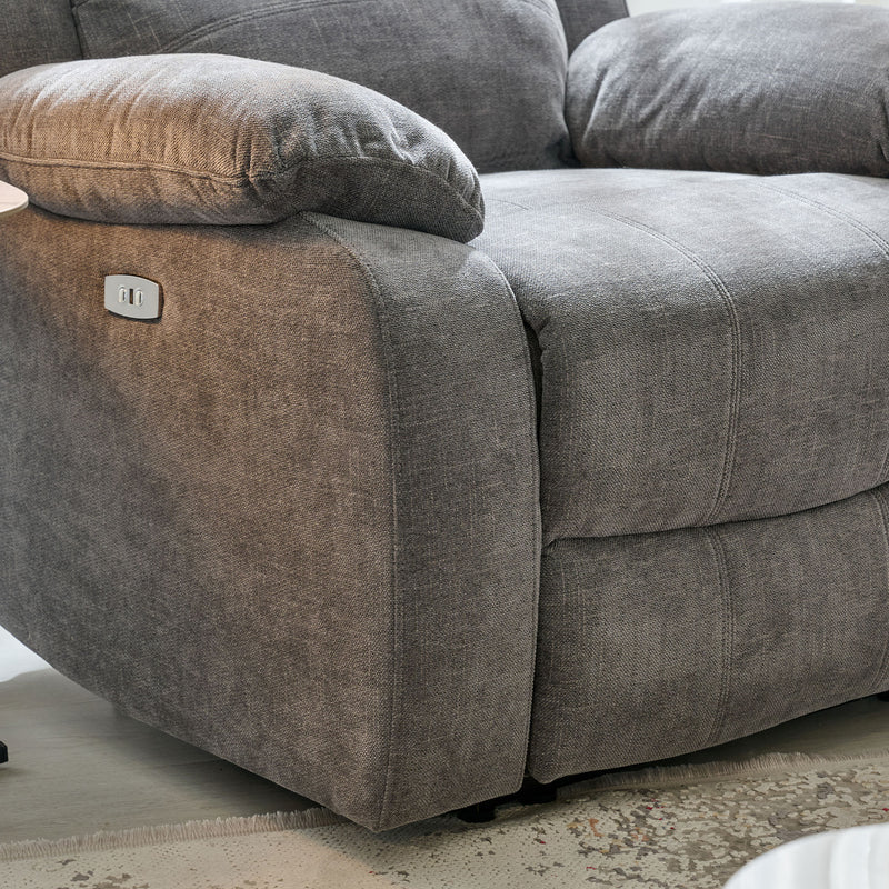 ALMATY Fotoliu, recliner electric, stofă