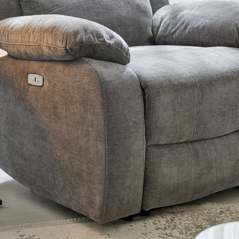 ALMATY Fotoliu, recliner electric, stofă