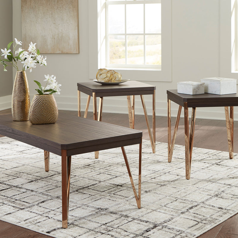 LAVINTON Set 3 măsuțe