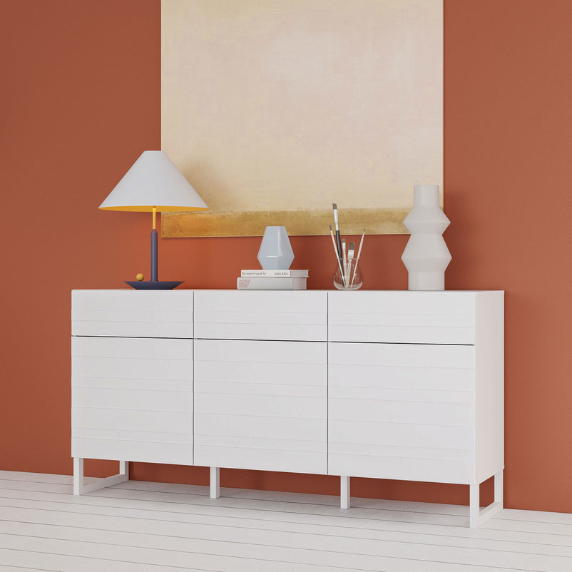 FERGUSON Bufet 3 uși, 3 sertare