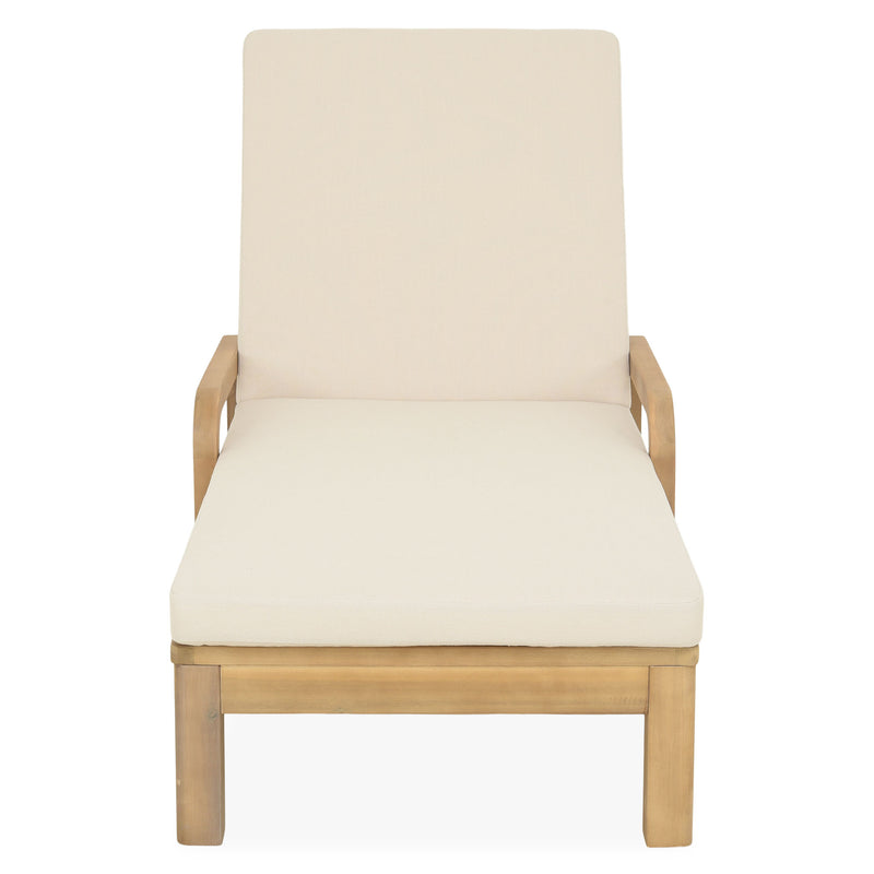 RIMINI Set mobilier terasă/gradină, 2 șezlonguri și măsuță