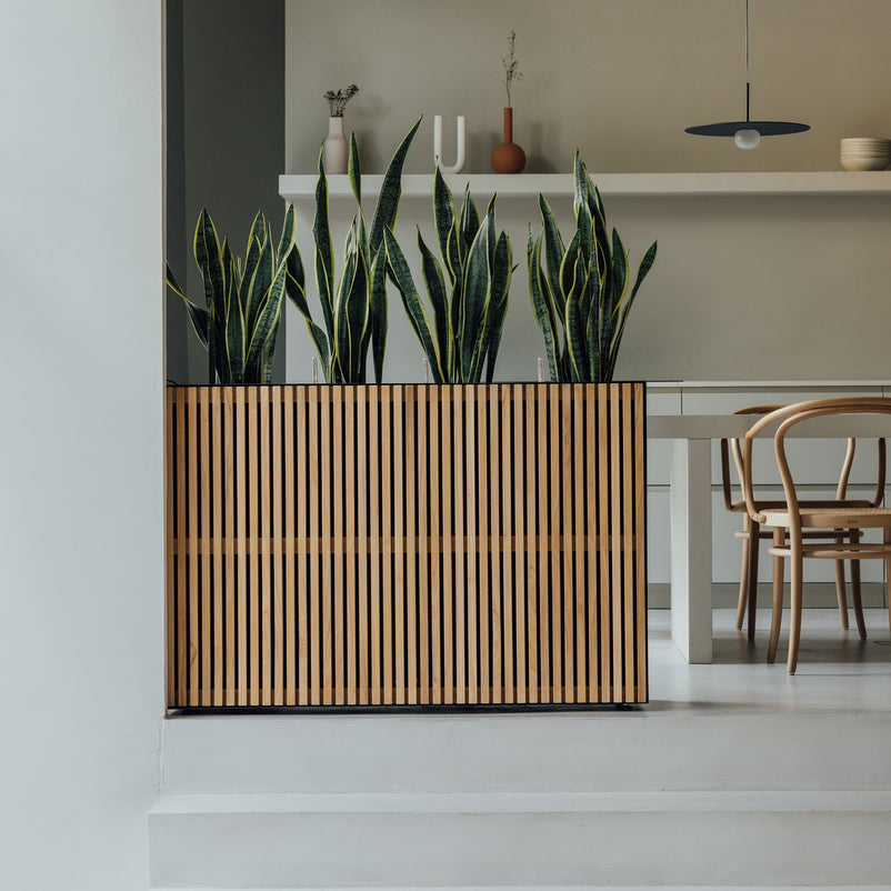 PLANTER WOOD DIVIDER Jardinieră