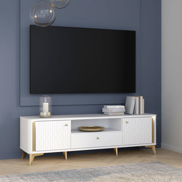 YASEMIN Comodă TV, 1 sertar, 2 uși