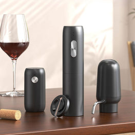 WINE Set tirbușon electric cu accesorii