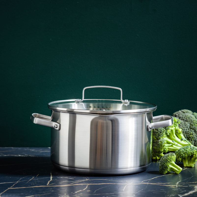 CHEF Oală cu mânere și capac, D.22cm