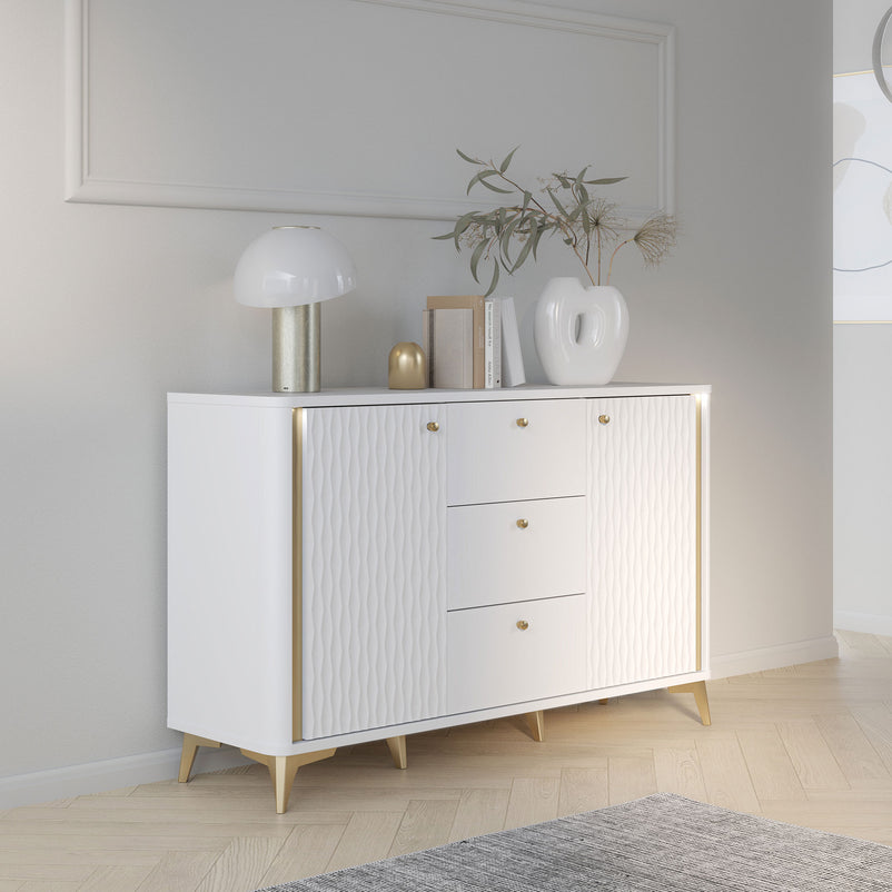 YASEMIN Bufet 2 uși, 3 sertare