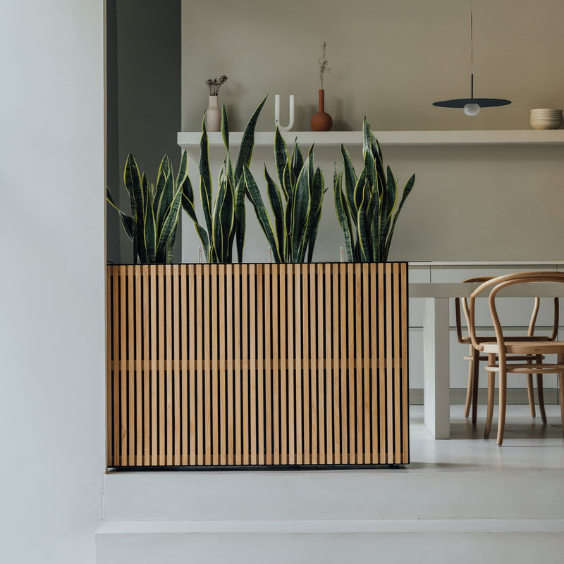 PLANTER WOOD DIVIDER Jardinieră