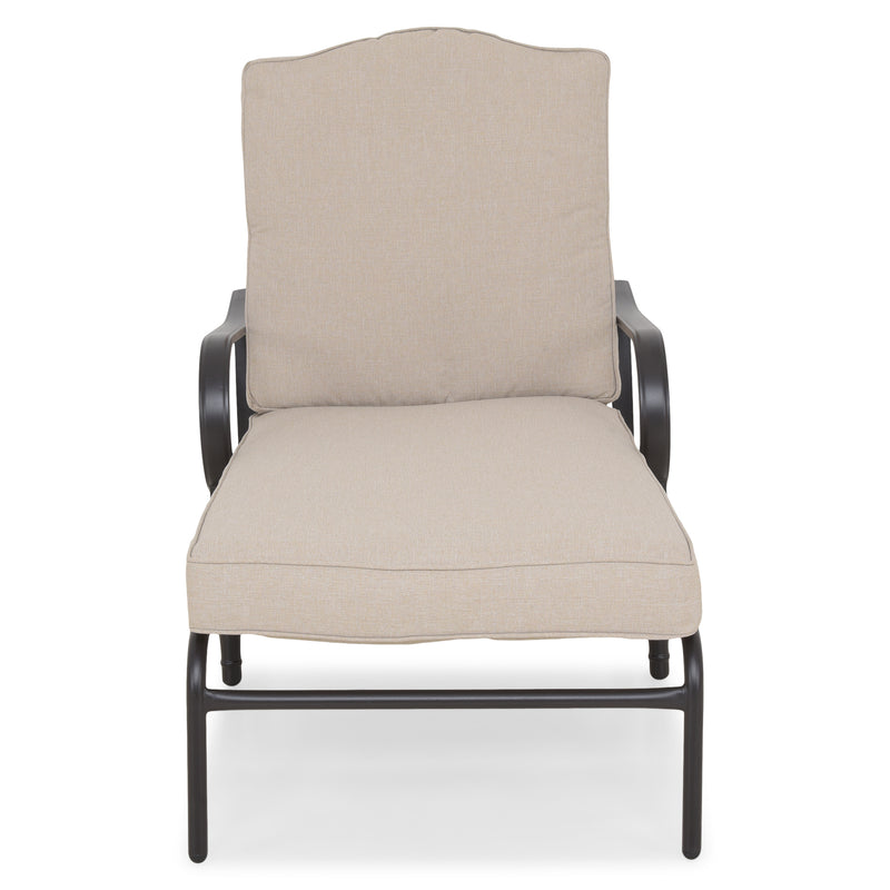 LAUREL Set mobilier terasă/gradină, 2 șezlonguri și măsuță