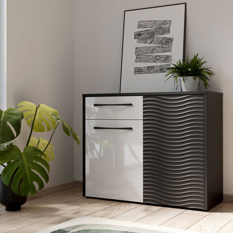 BRIDGERTON Comodă 2 uși, 1 sertar