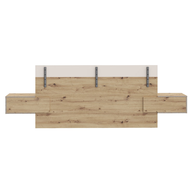 ENES Set mobilier dormitor, dulap, comodă, pat și 2 noptiere