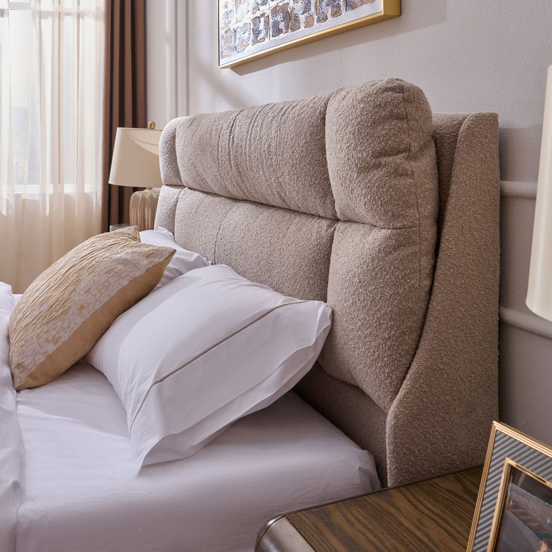 FULTON Pat tapițat, somieră rabatabilă și ladă depozitare incluse