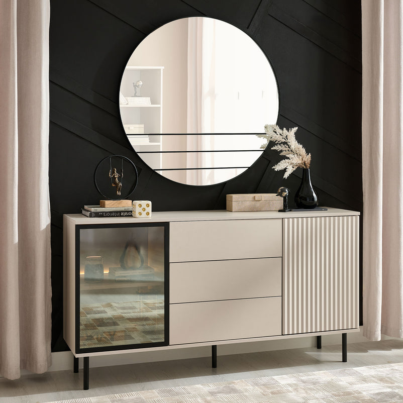 RACHEL Bufet 2 uși, 3 sertare